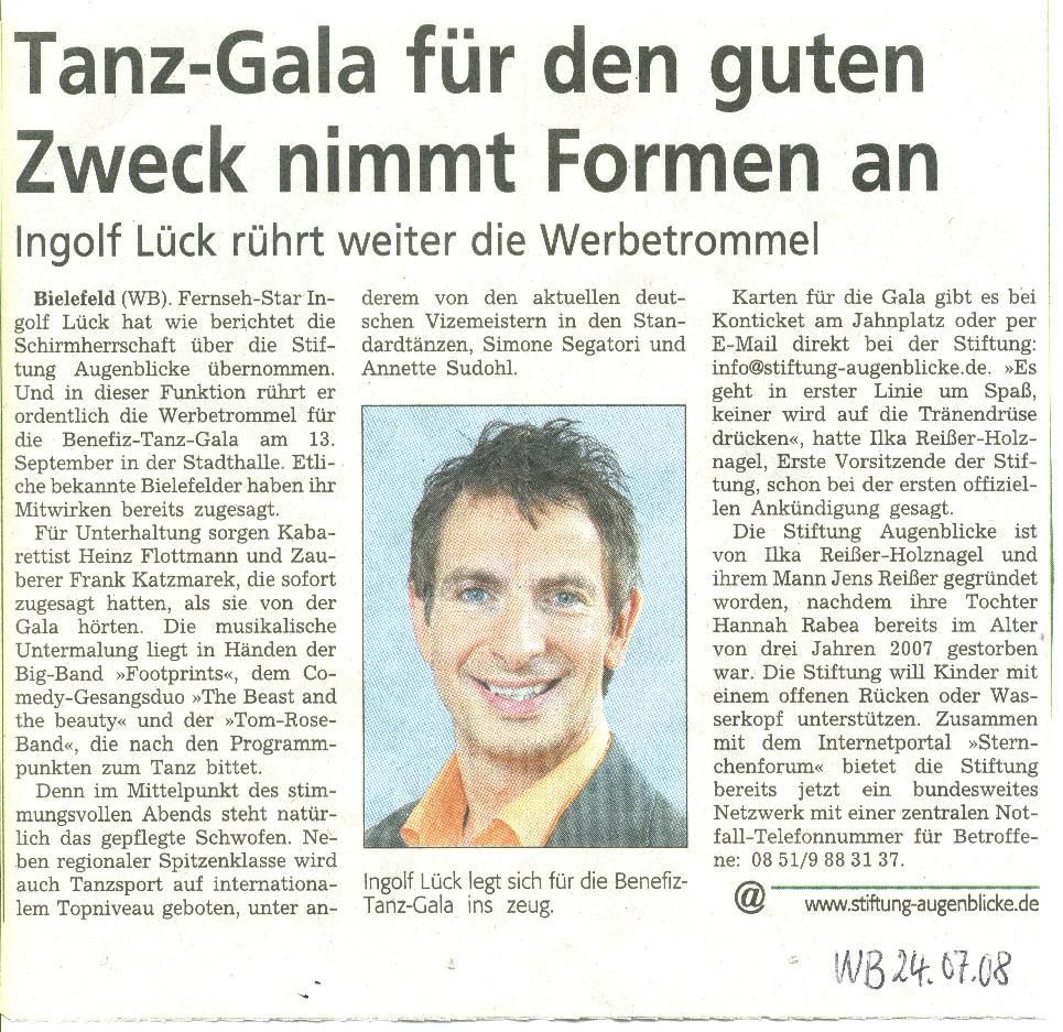 Tanzgala nimmt Formen an!